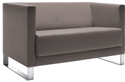 VELA - 2V, křeslo, látka VX EV 14 - látka sv. šedá